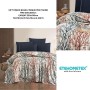 ETEHOMETEX ÇİFT KİŞİLİK BASKILI PAMUK PİKE TAKIMI LAYLA 8696474231925
